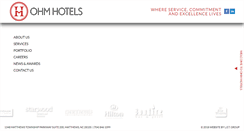 Desktop Screenshot of ohmhotels.com